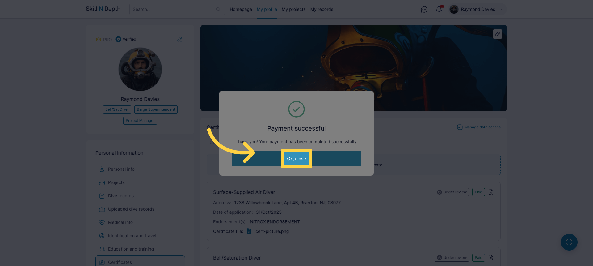 Close Confirmation Dialog